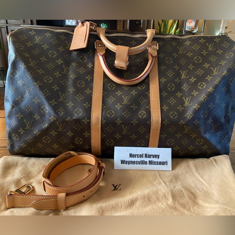 Authentic Louis Vuitton Keepall 60 Bandouliere